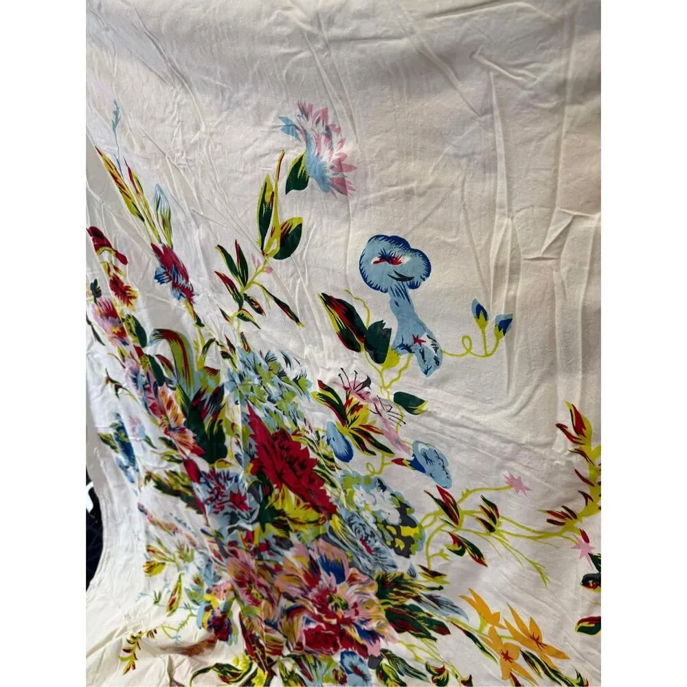 New Urban Outfitters Romantic Floral Scarf Duvet Cover size Twin 90” x66”